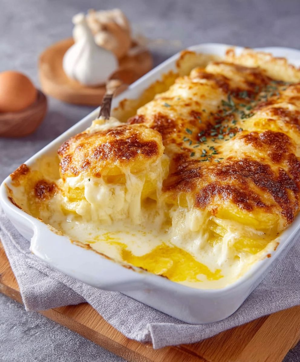 Kartoffelgratin klassisch zubereiten