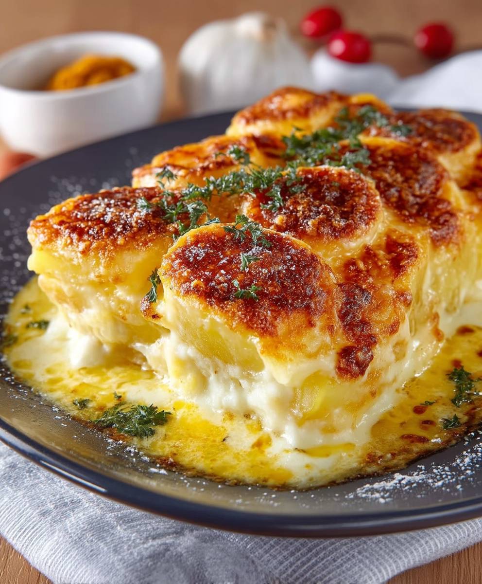 Kartoffelgratin klassisch zubereiten
