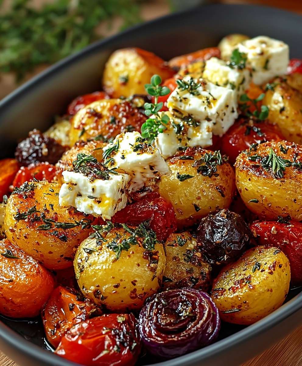 Feta Kartoffeln Ofengemüse