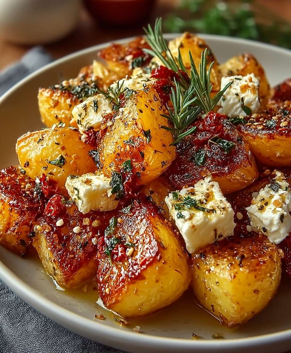 Geröstete Kartoffeln mit Feta