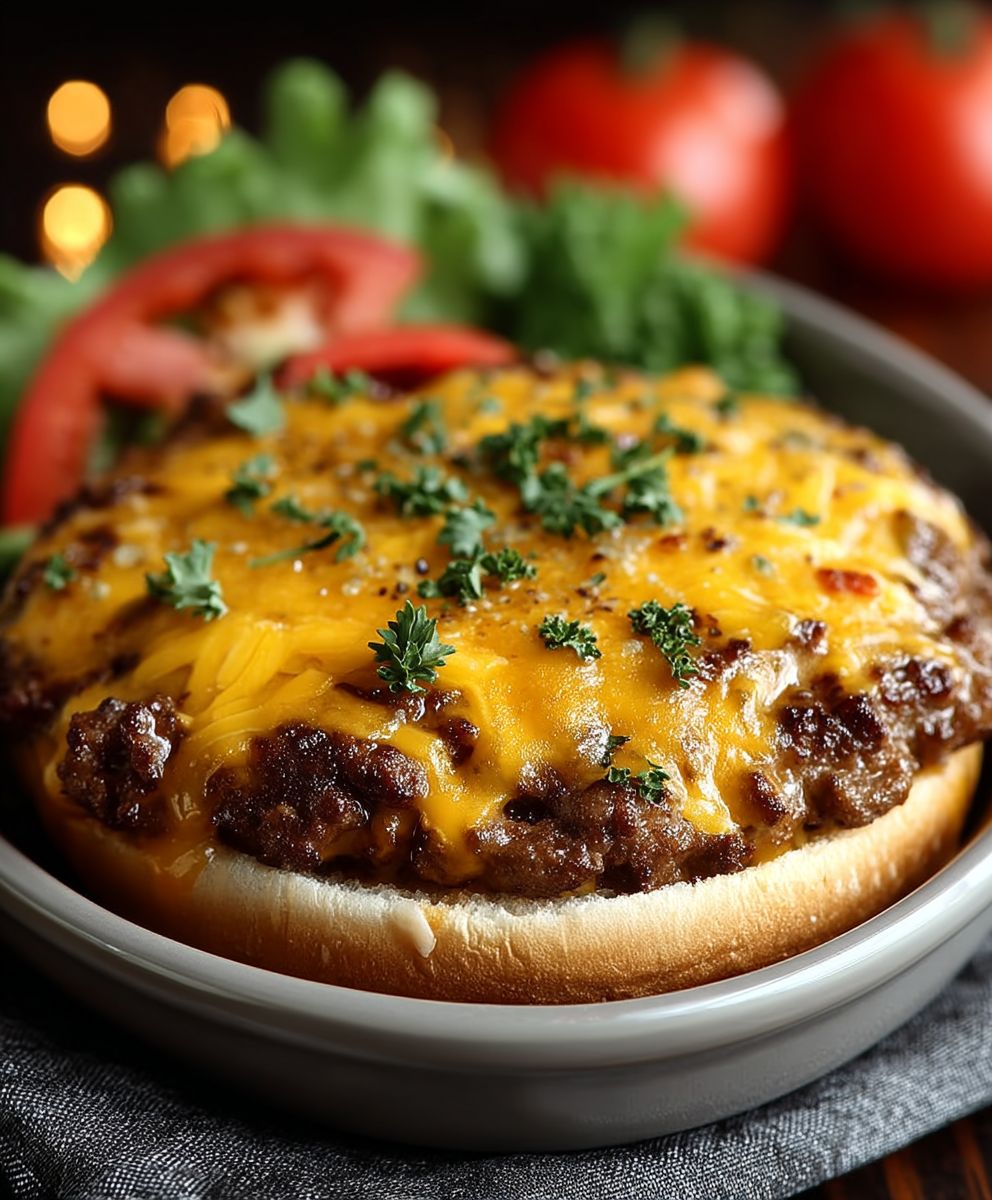 Low Carb Cheeseburger Auflauf