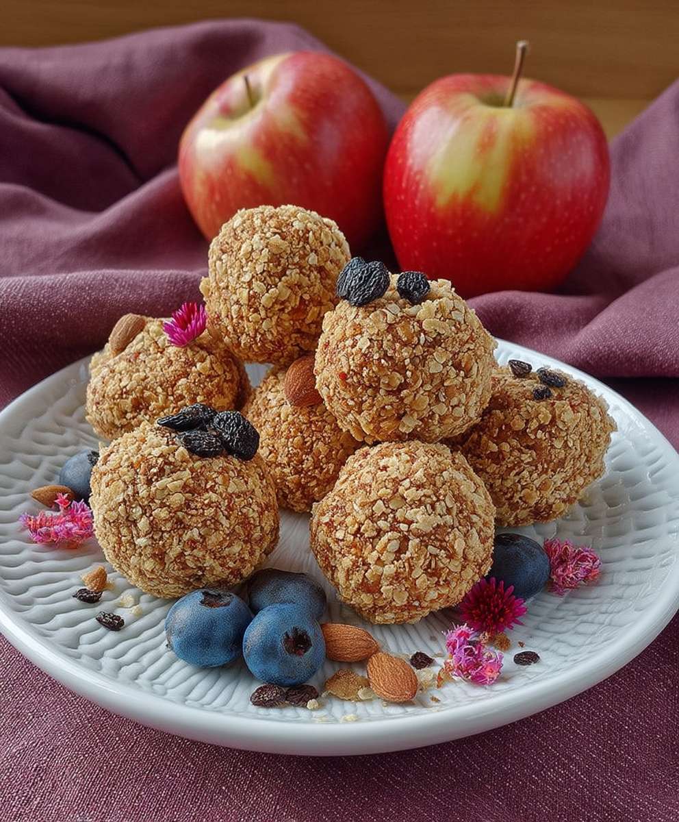 Apfel Zimt Energy Balls