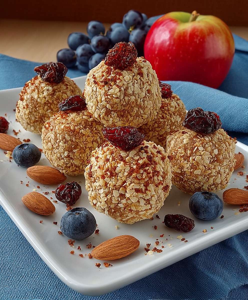 Apfel Zimt Energy Balls