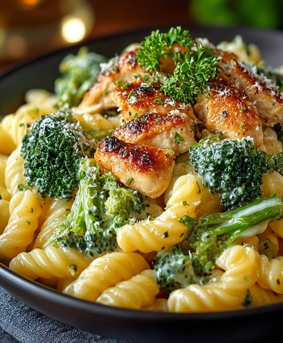 Hähnchen Brokkoli Pasta