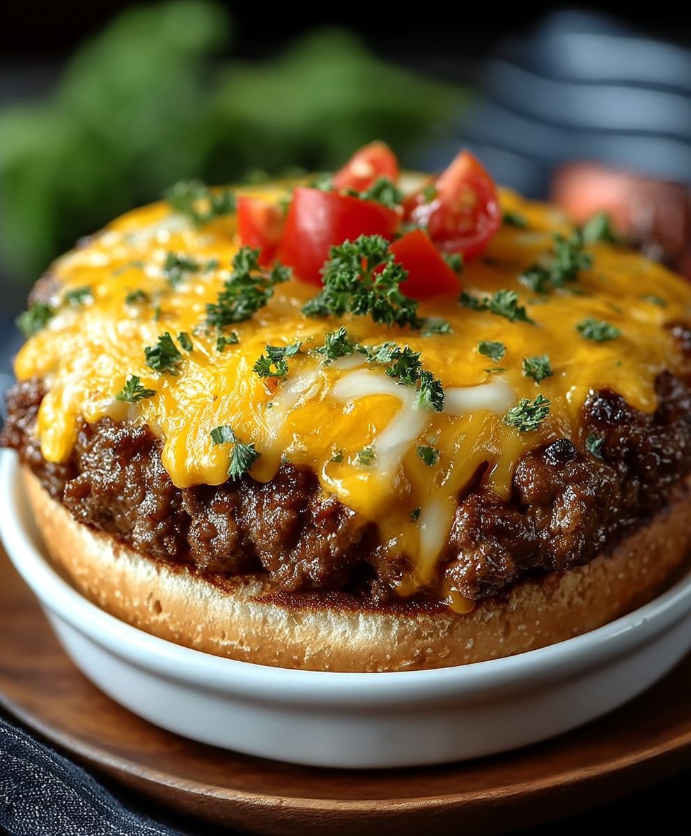 Low Carb Cheeseburger Auflauf
