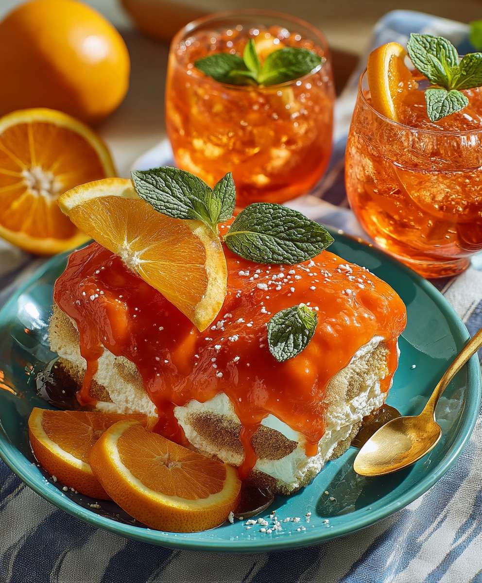 Aperol Spritz Tiramisu