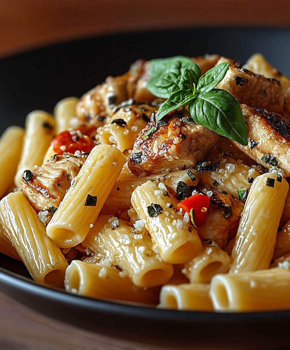 Honig Pfeffer Hähnchen Pasta