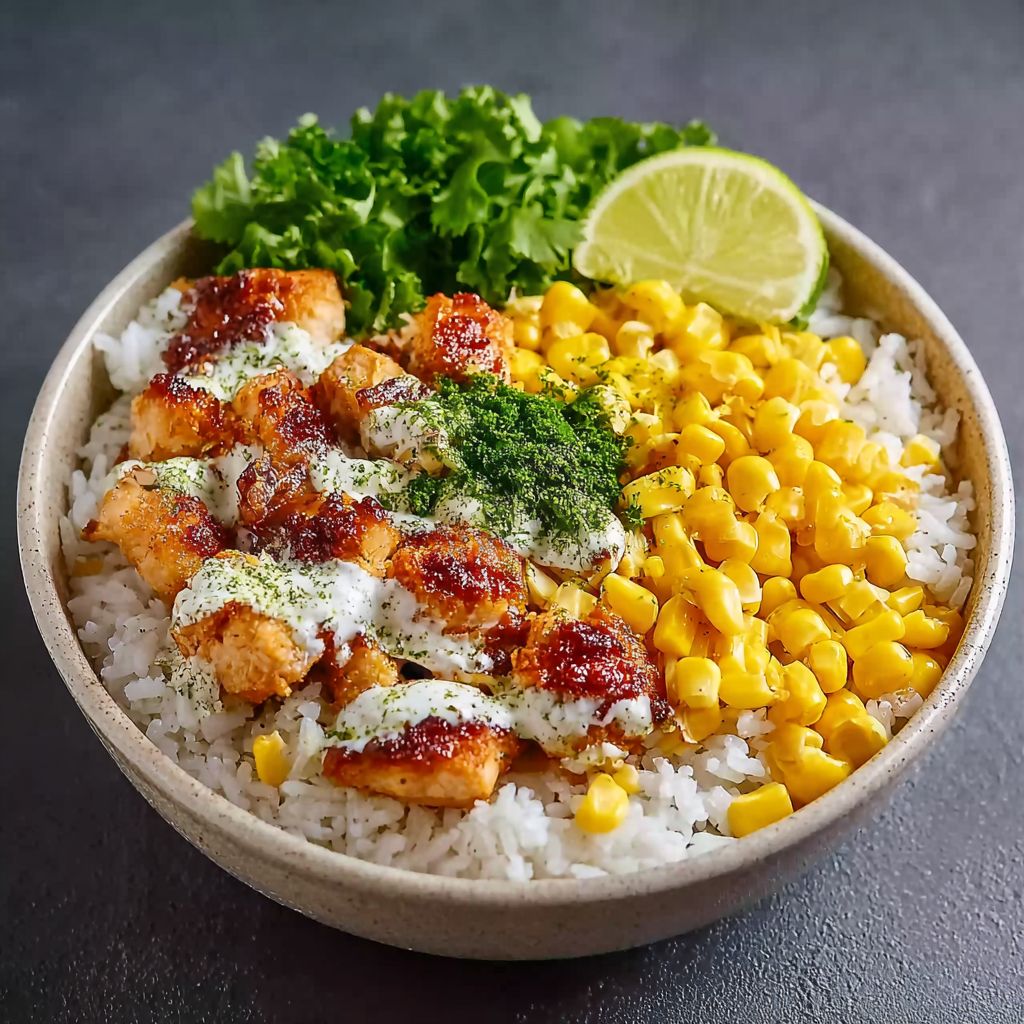 Street Corn Hähnchen Bowl