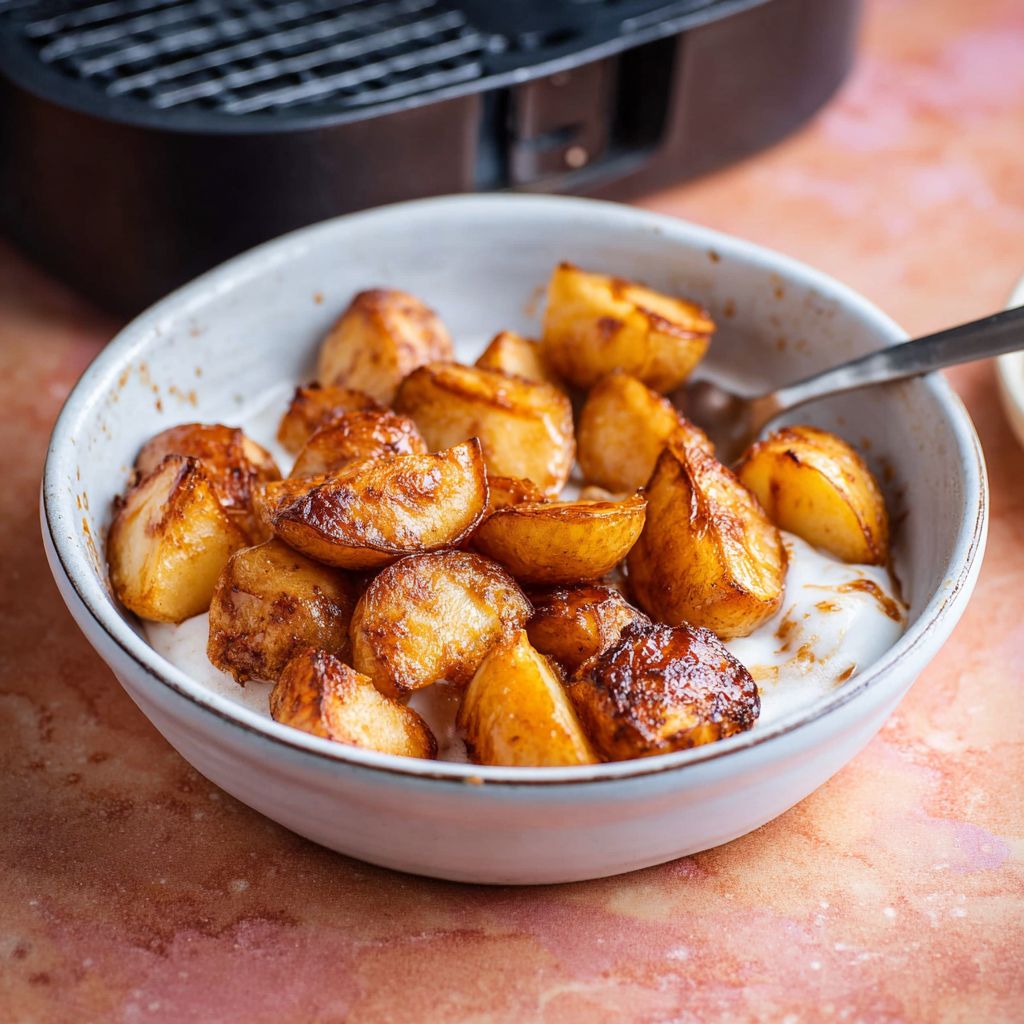 Heißluftfritteuse Gebackene Äpfel