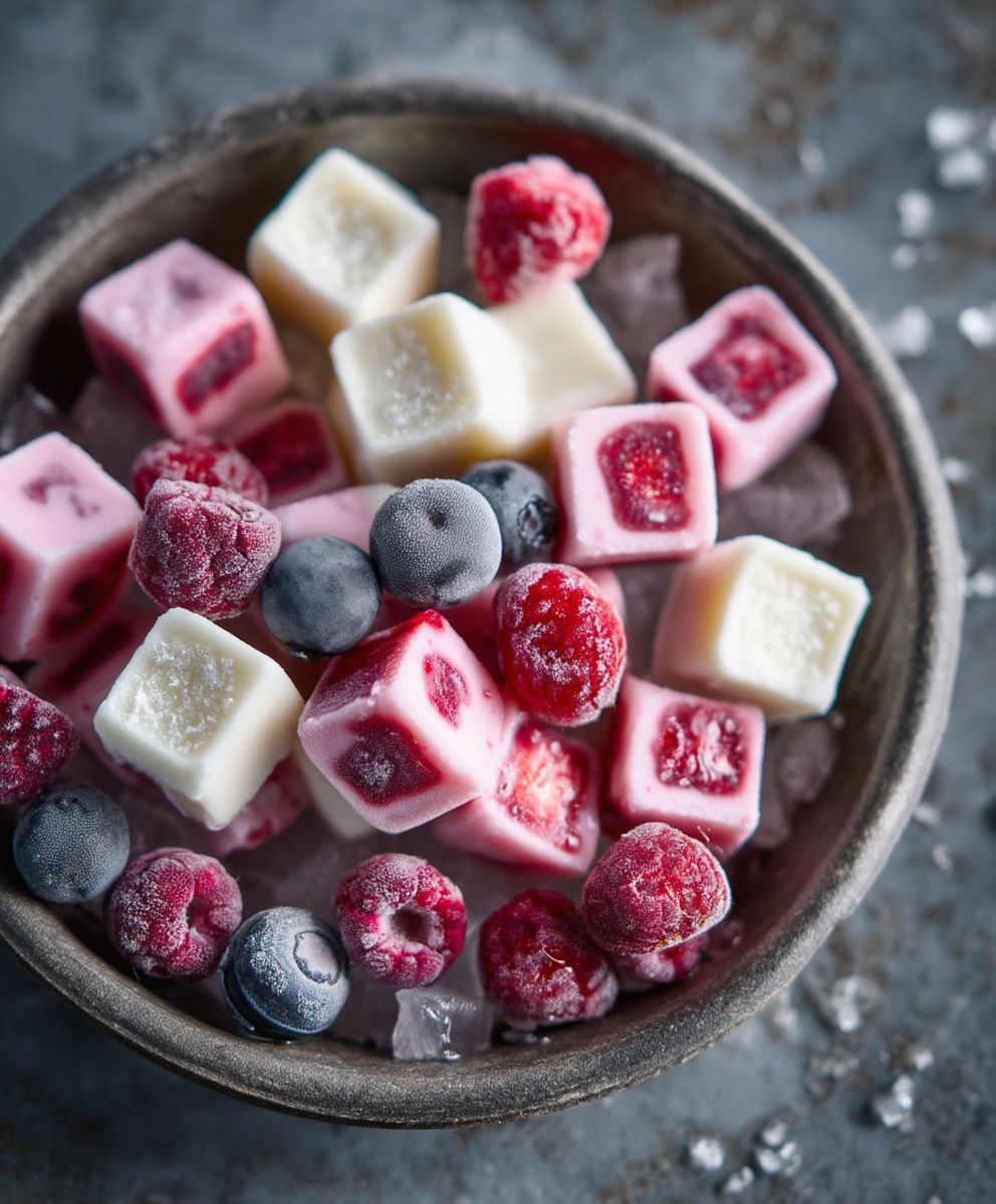 Joghurt Bites mit Beeren