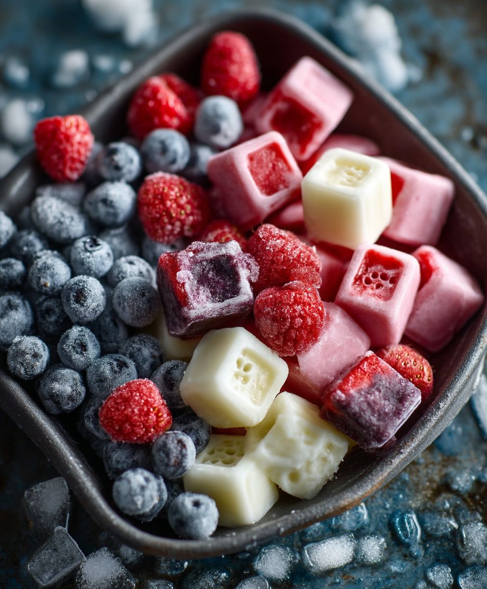 Joghurt Bites mit Beeren