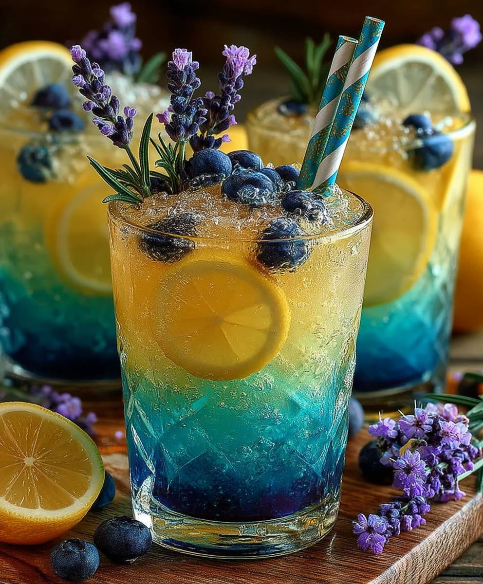 Farbwechselnde Limonade selber machen