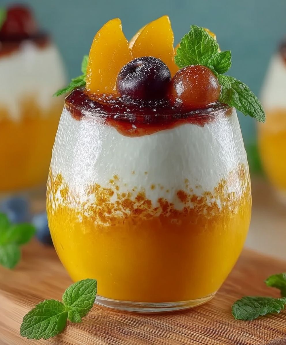 Solero Dessert im Glas