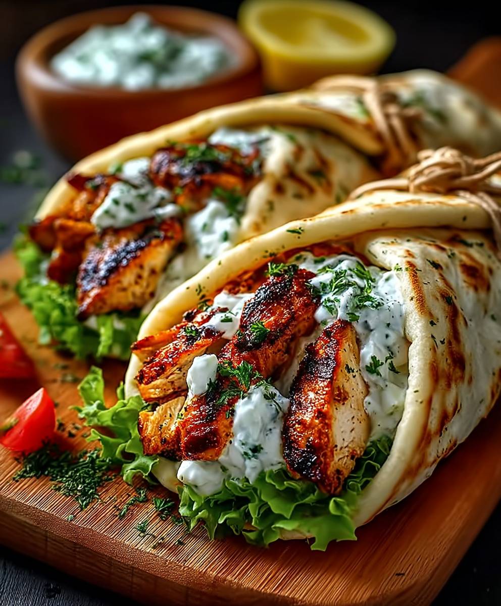 Hähnchen Gyros mediterran