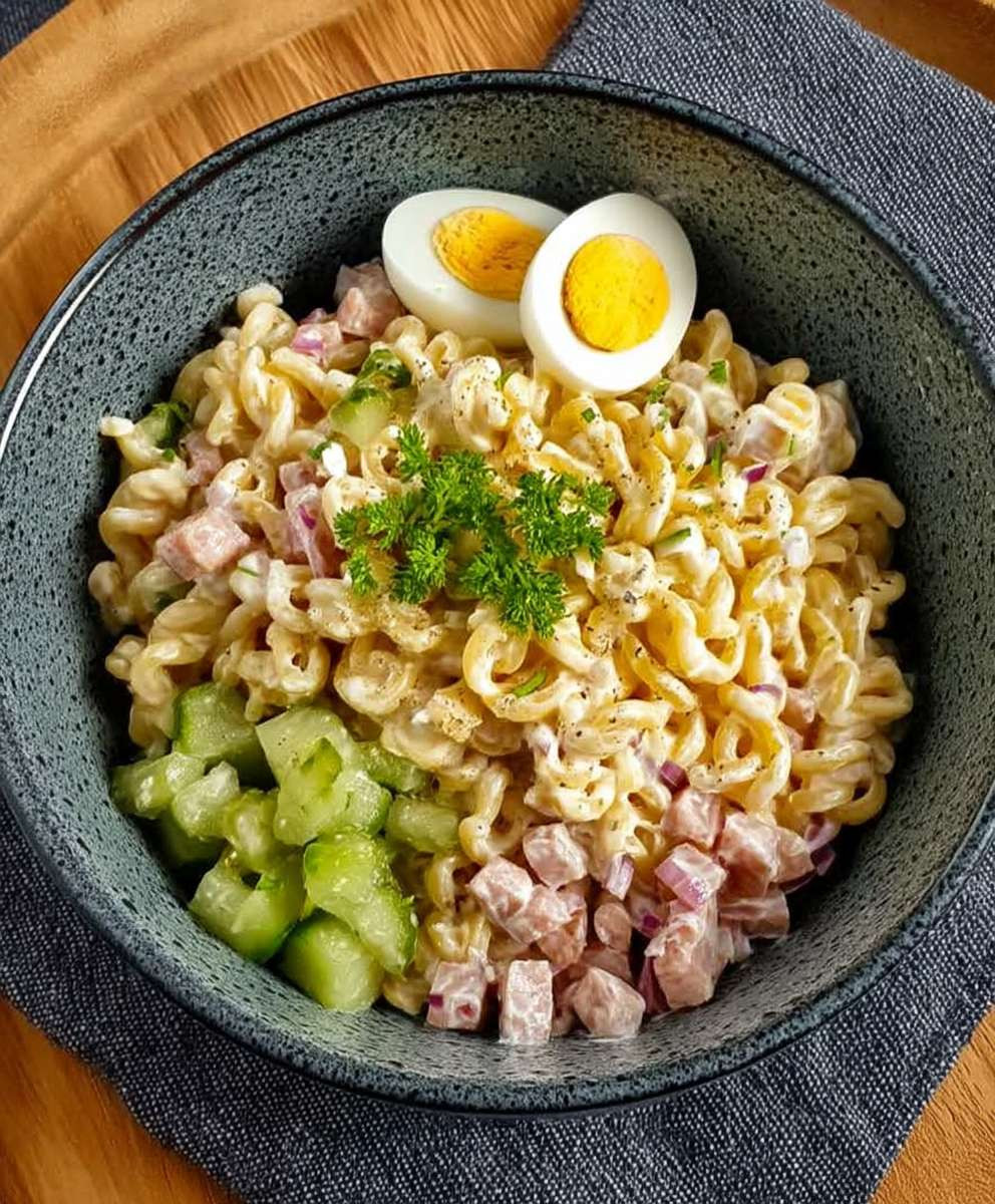 Nudelsalat mit Mayo einfach