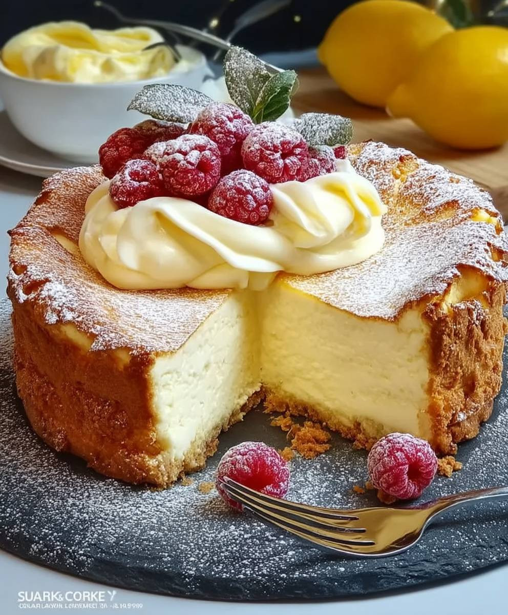 Quarkkuchen ohne Boden backen