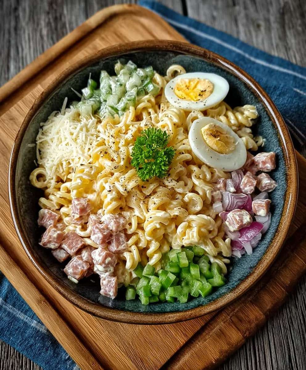 Nudelsalat mit Mayo einfach