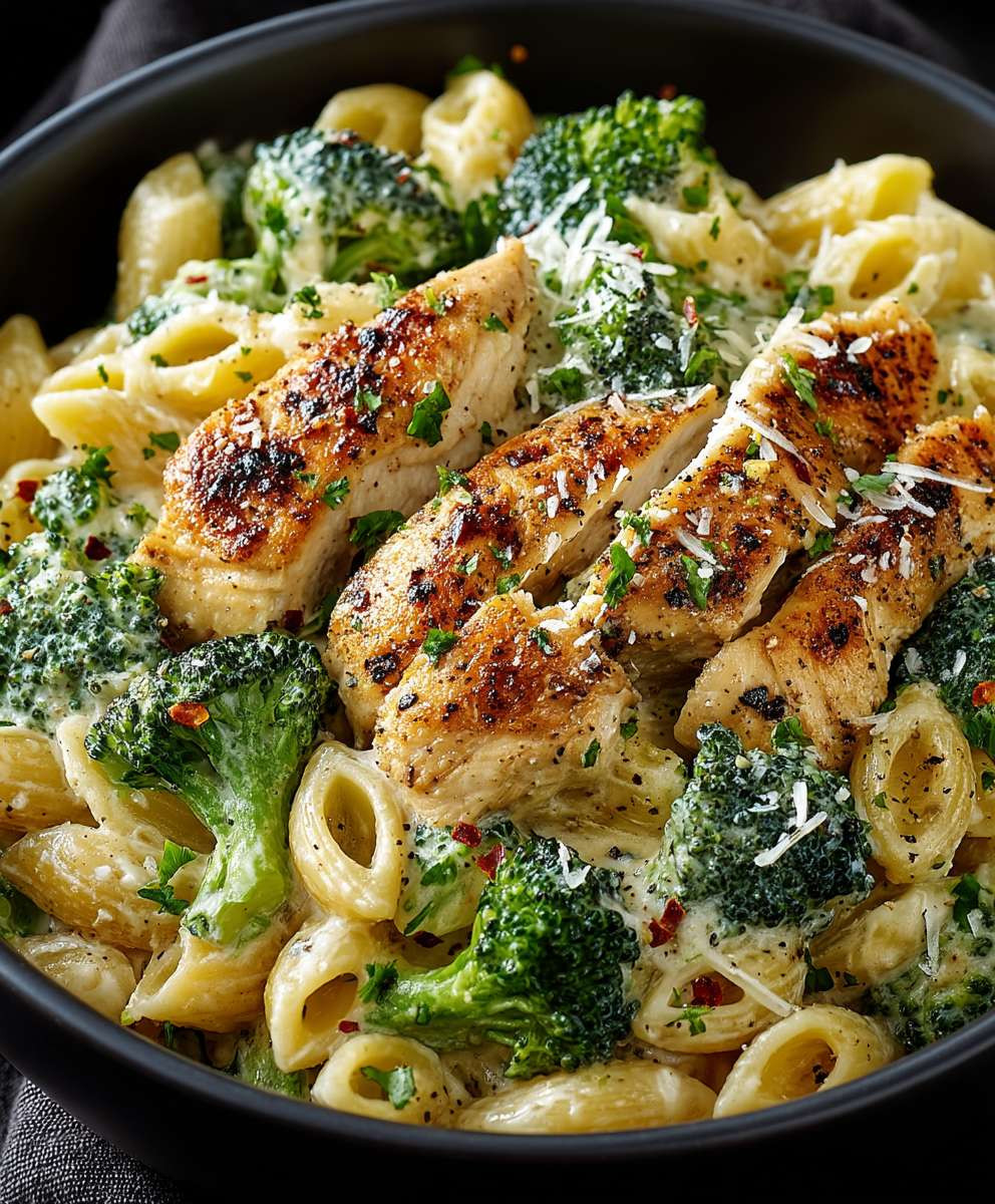 Hähnchen Brokkoli Pasta Einfach