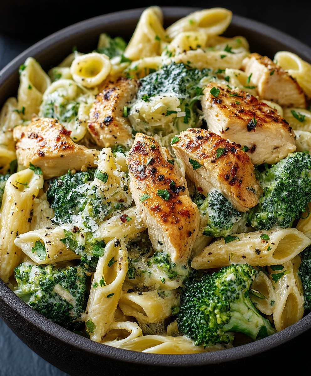 Hähnchen Brokkoli Pasta Einfach