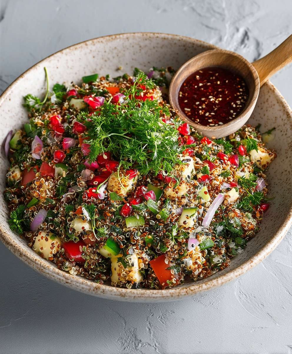 Veganer Quinoa Salat