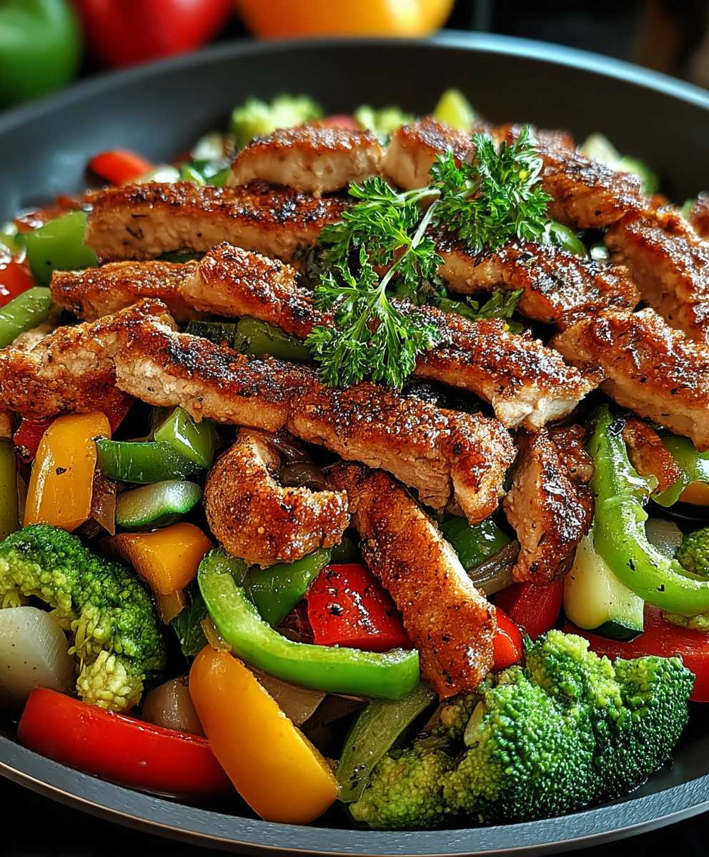 Low Carb Gemüsepfanne Pute