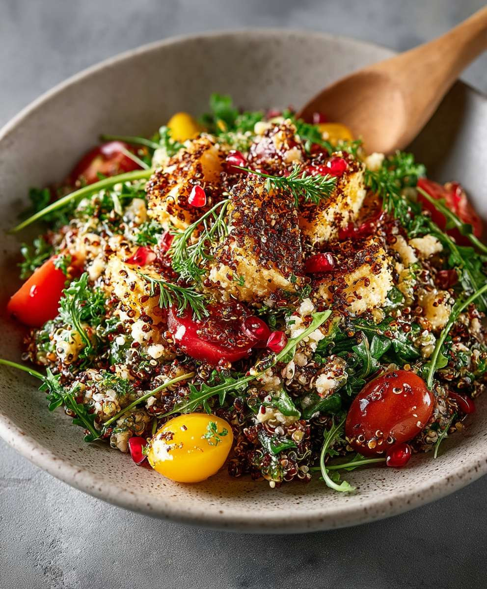 Veganer Quinoa Salat