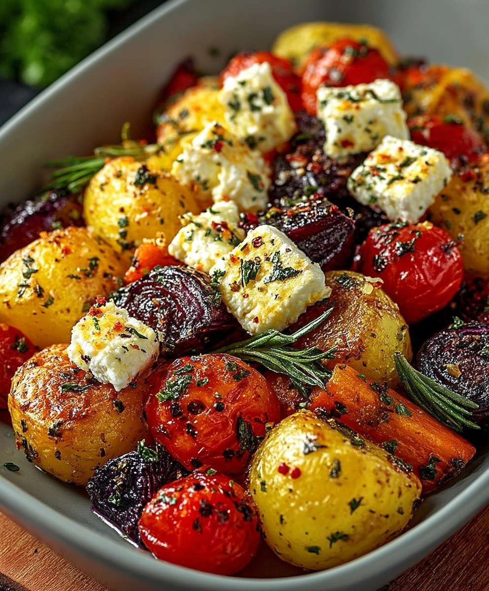 Feta Kartoffeln Ofengemüse