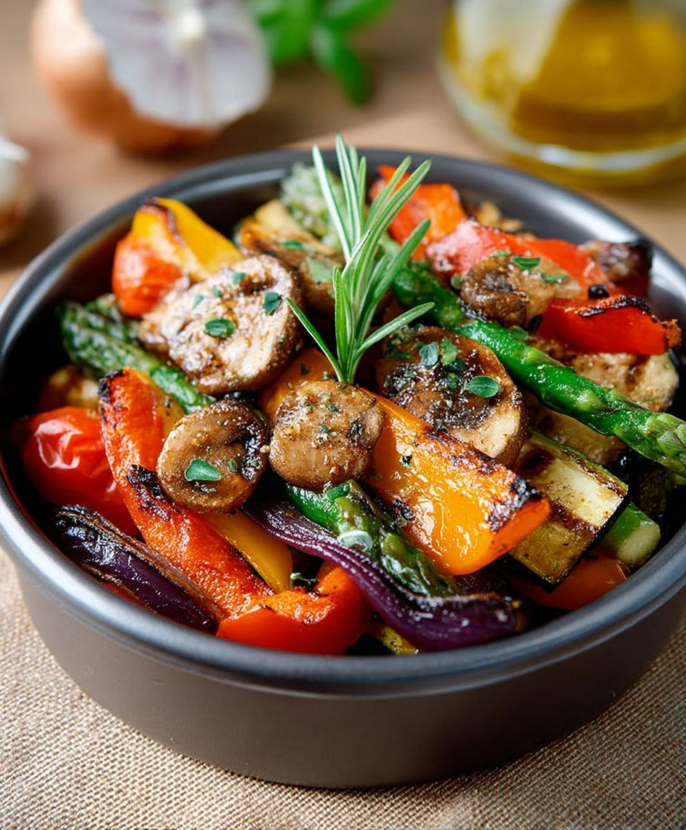 Gegrilltes Ofengemüse