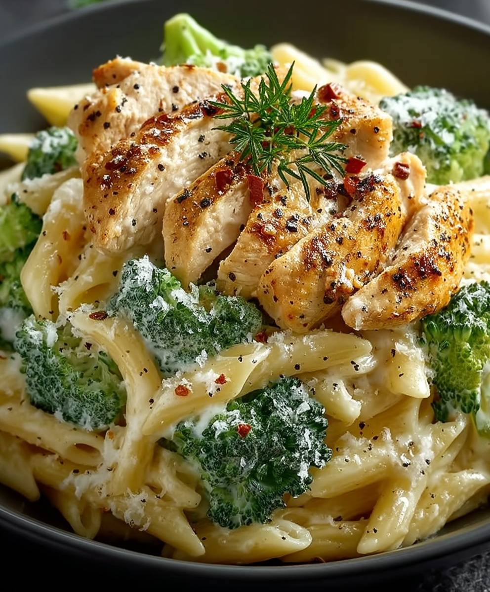 Hähnchen Brokkoli Pasta