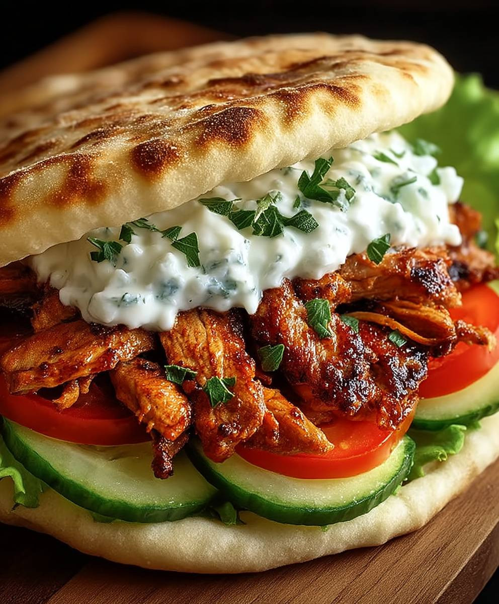 Gyros Pita einfach zubereiten