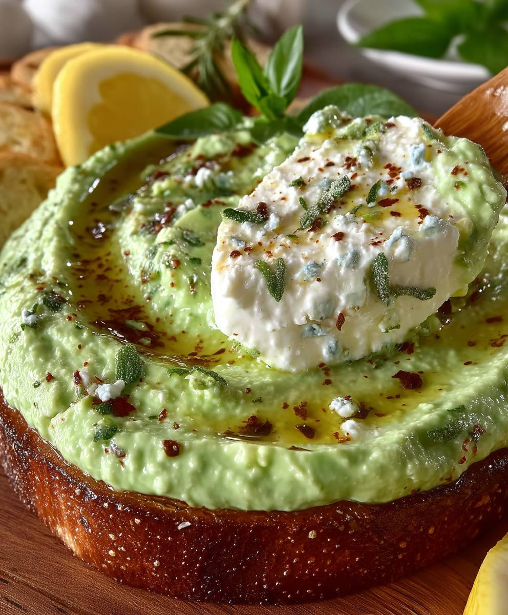 Avocado Feta Dip selber machen