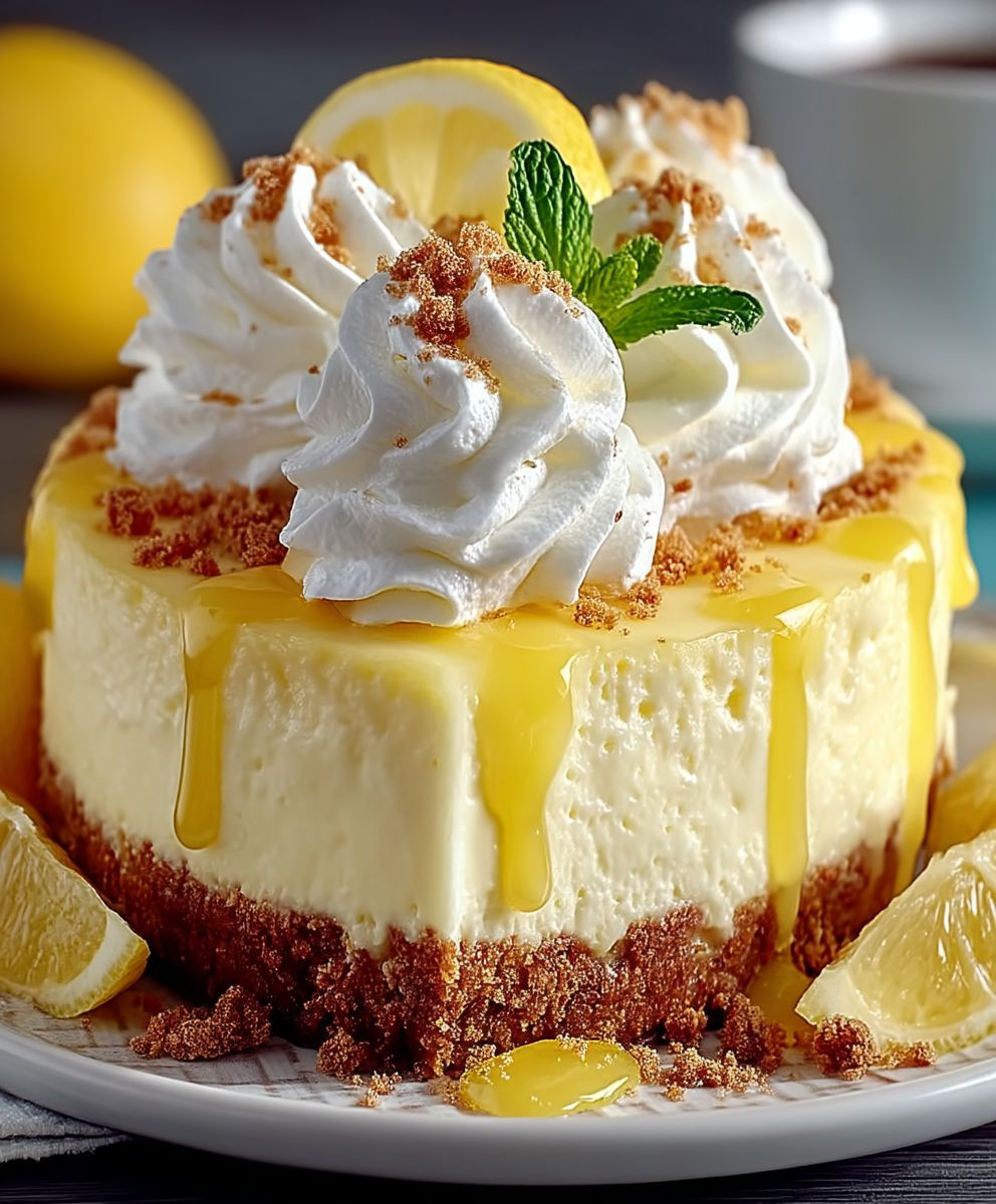 Zitronen Cheesecake einfach backen