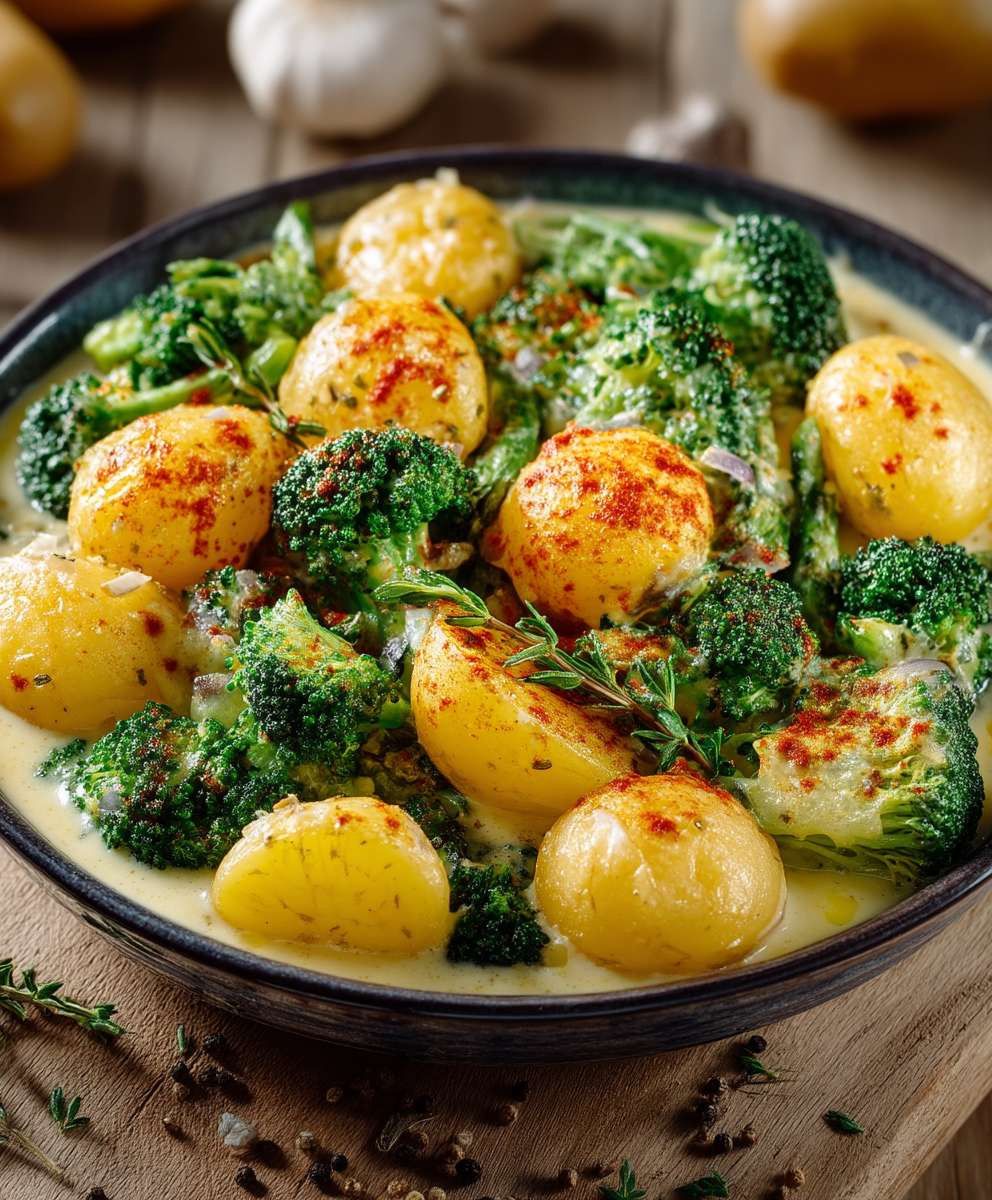 Brokkoli Kartoffeln einfach zubereiten