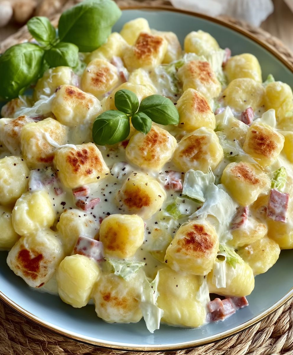 Käse Sahne Gnocchi