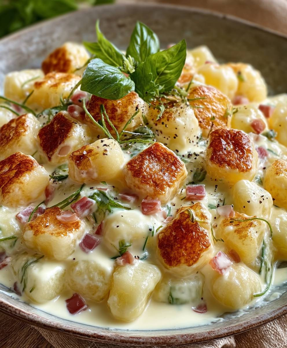 Käse Sahne Gnocchi