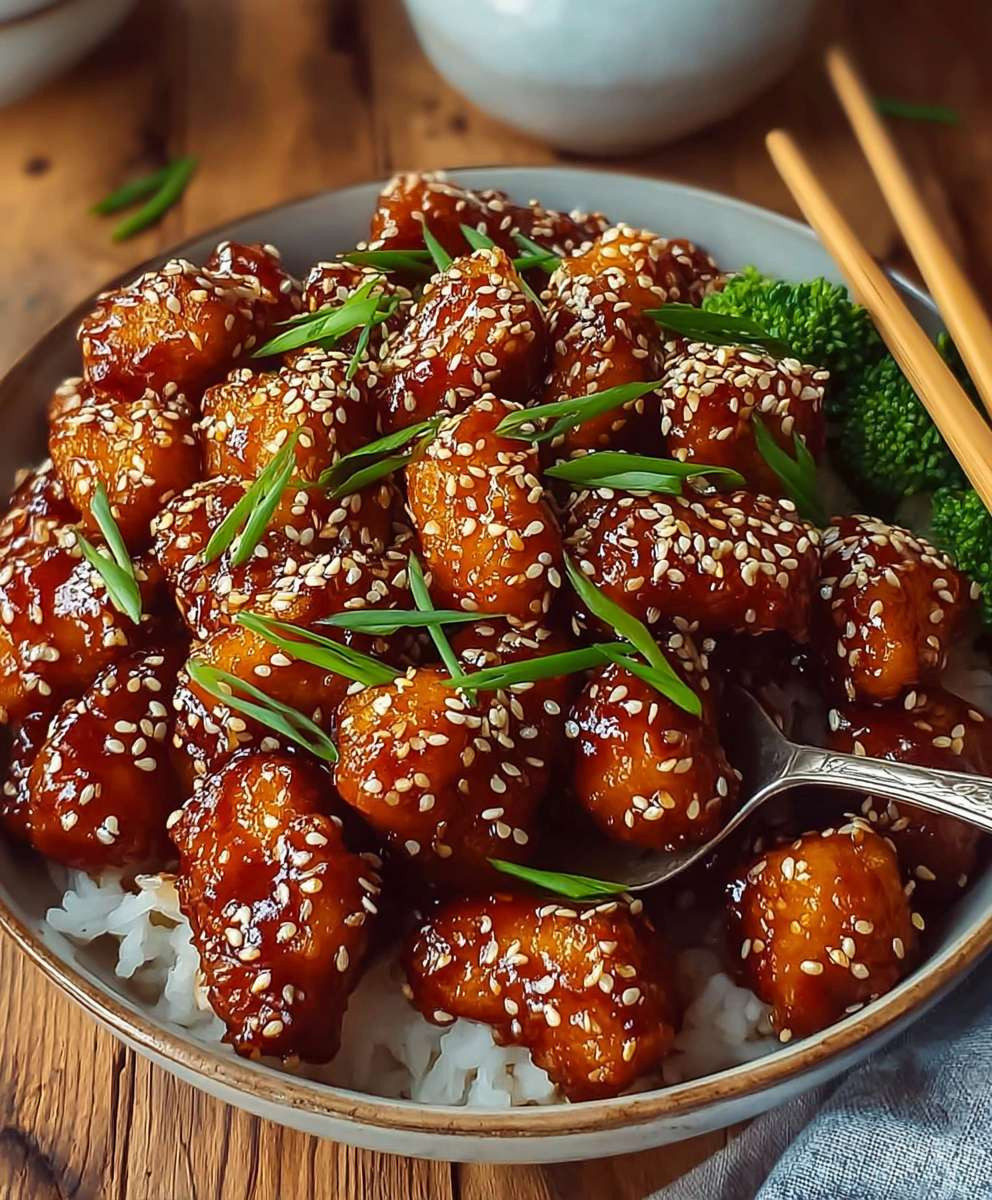 Sesam Hähnchen einfach zubereiten