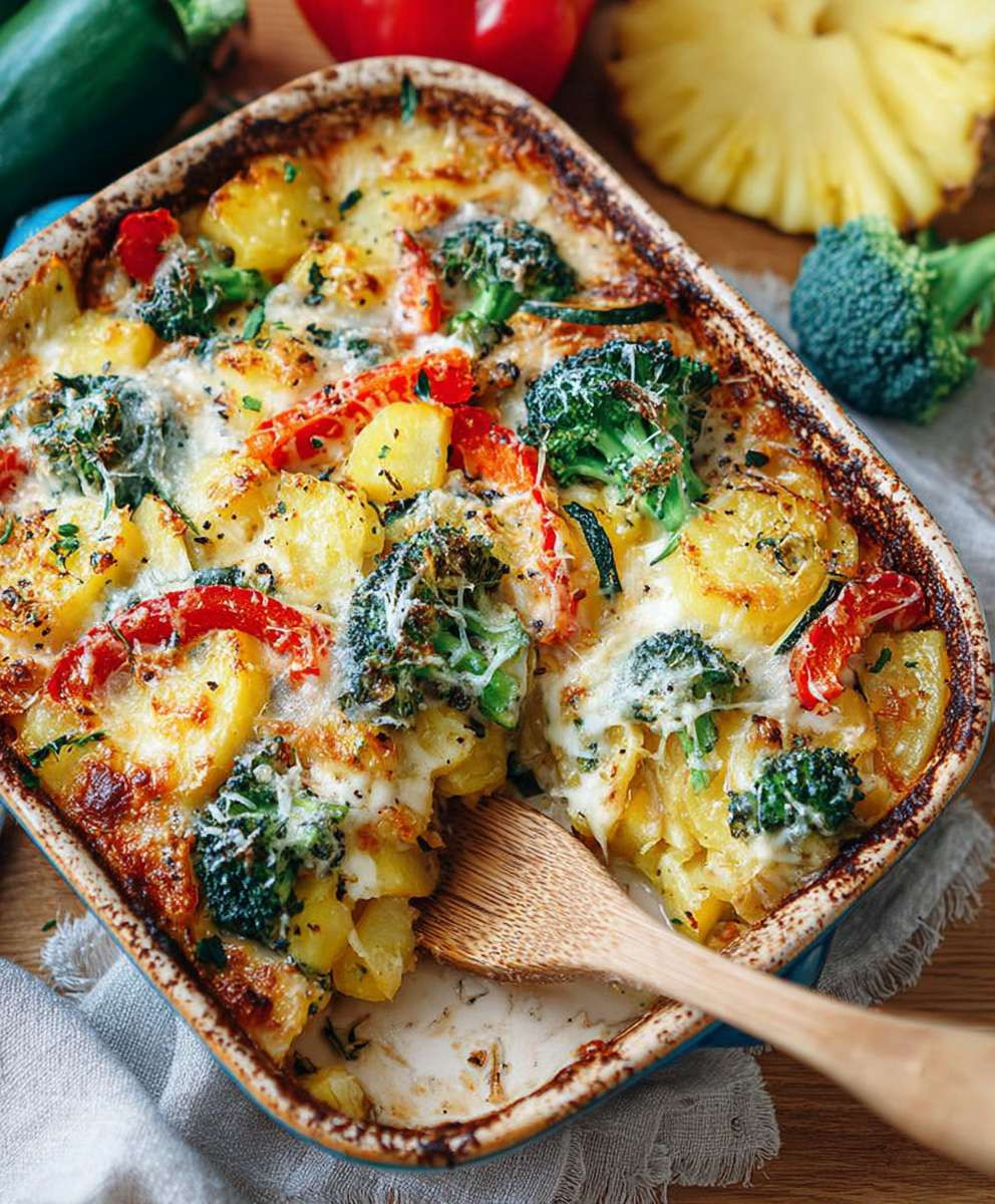 Bunter Gemüseauflauf einfach vegetarisch