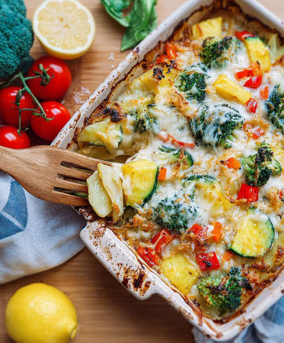 Bunter Gemüseauflauf einfach vegetarisch