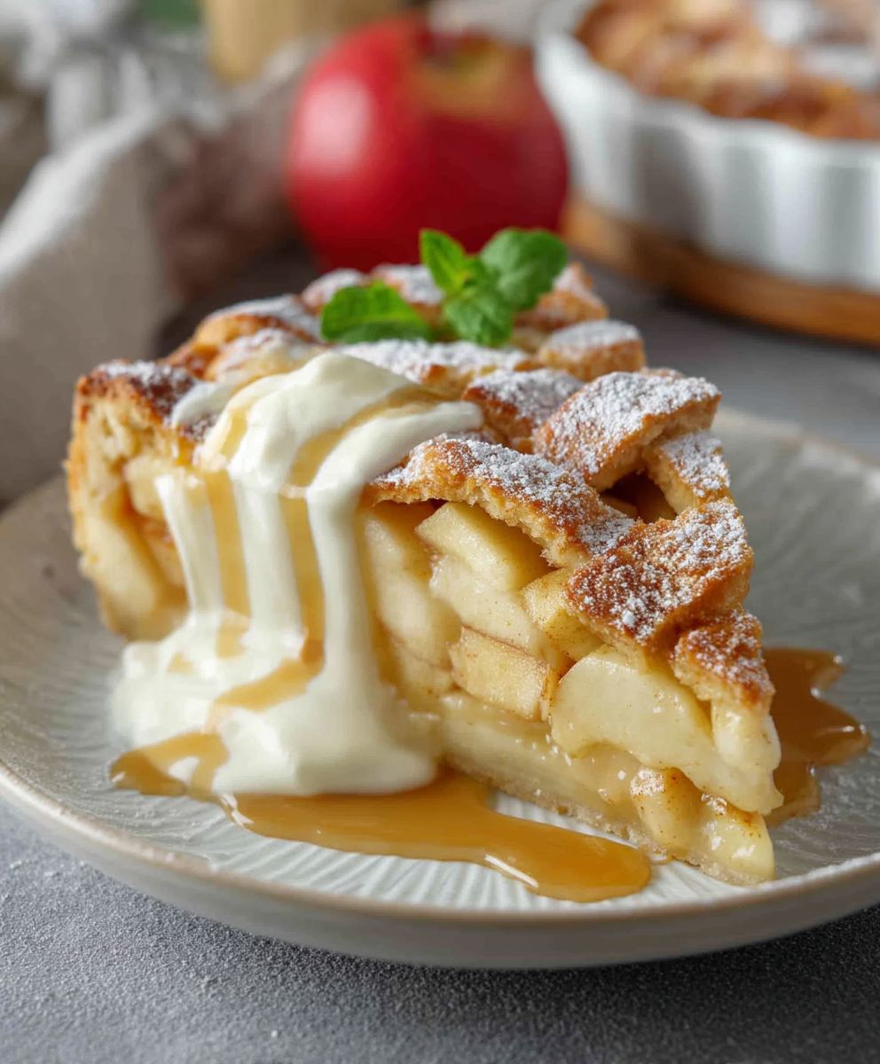 Apfelkuchen backen deutsch