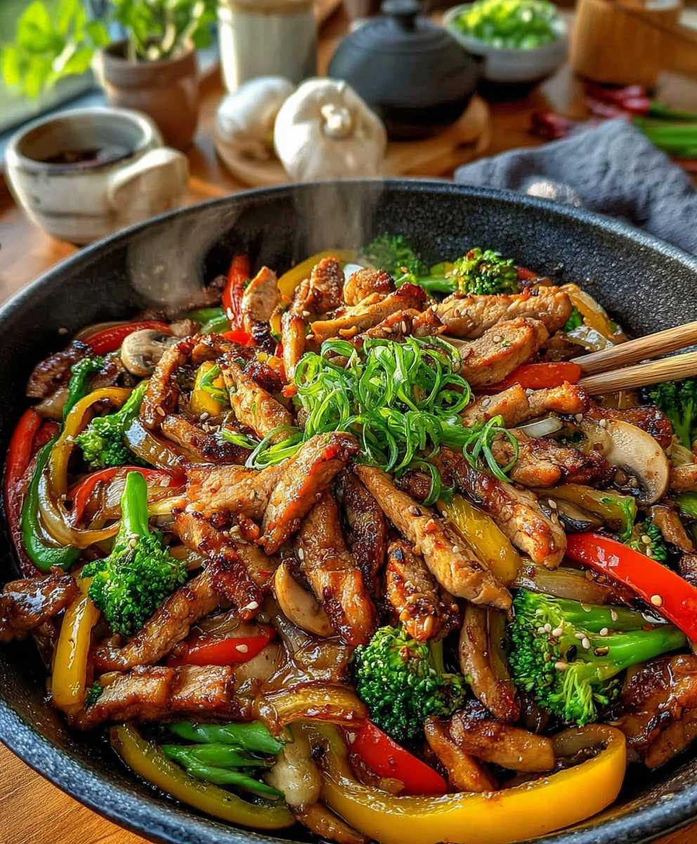 Low Carb Gemüsepfanne Geflügel