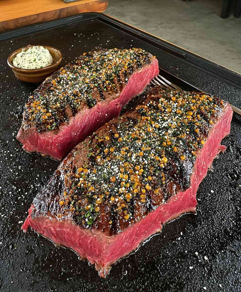 Gegrillte Elote Steak Tacos