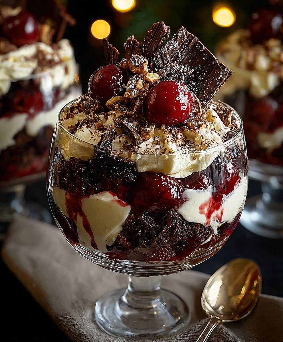 Schwarzwälder Trifle Weihnachten
