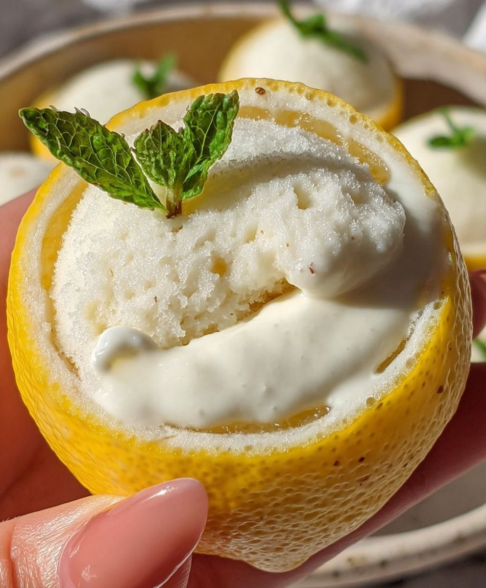 Einfaches Zitronensorbet selber machen