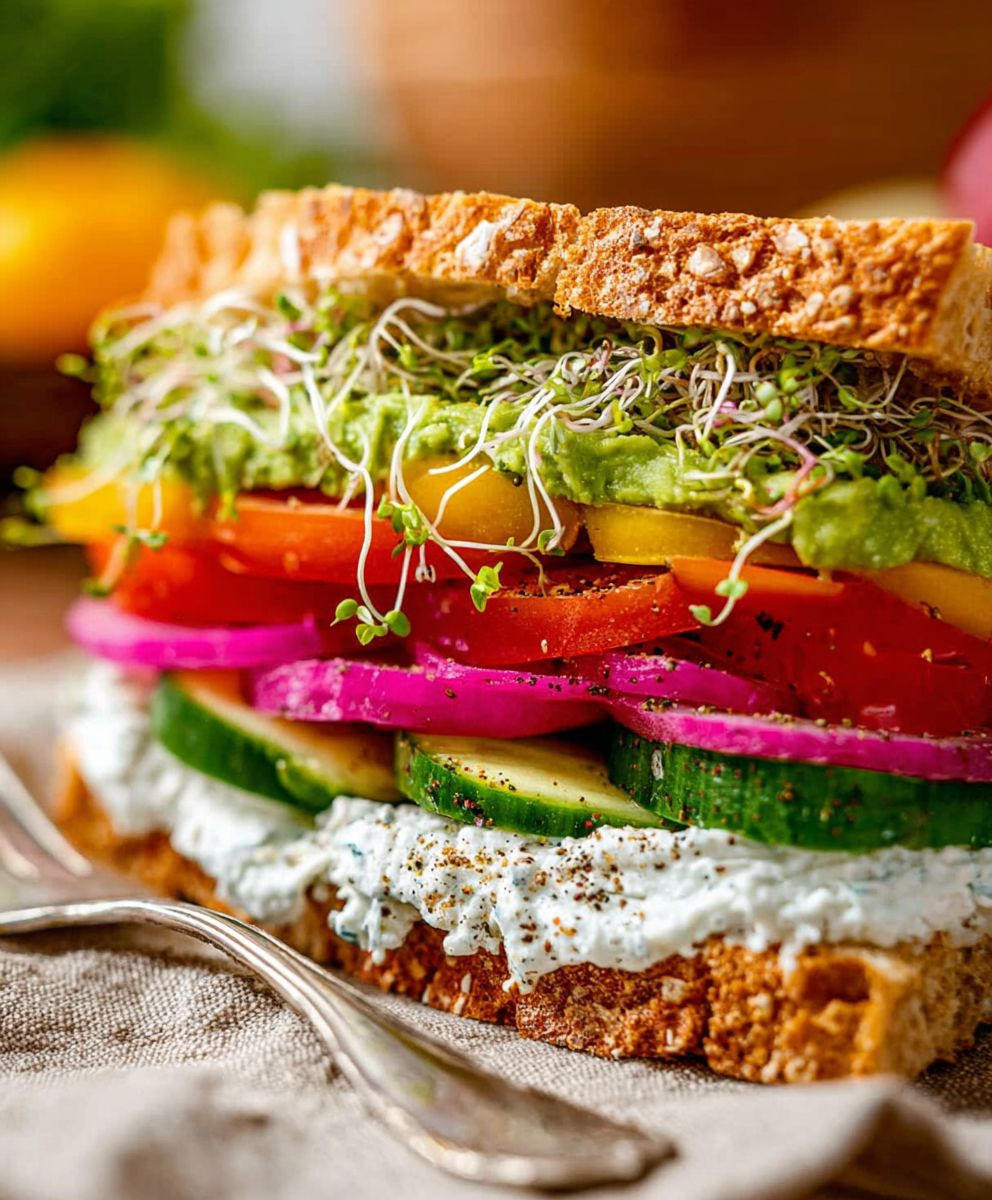 Frisches Gemüse Sandwich Rezept