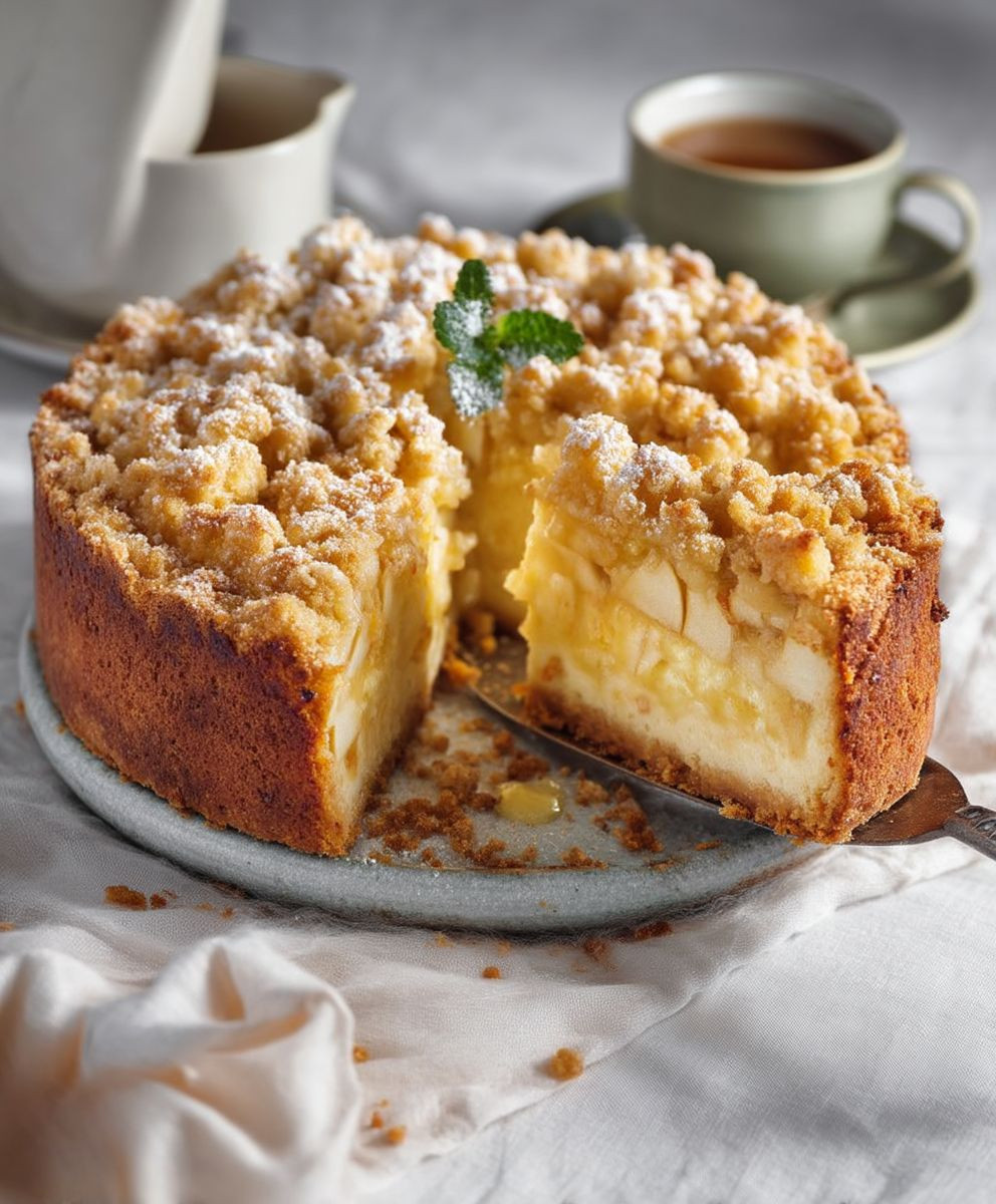 Apfelstreuselkuchen wie von Oma
