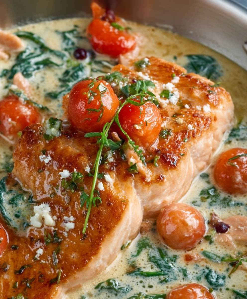 Tuscan Lachs Pfanne
