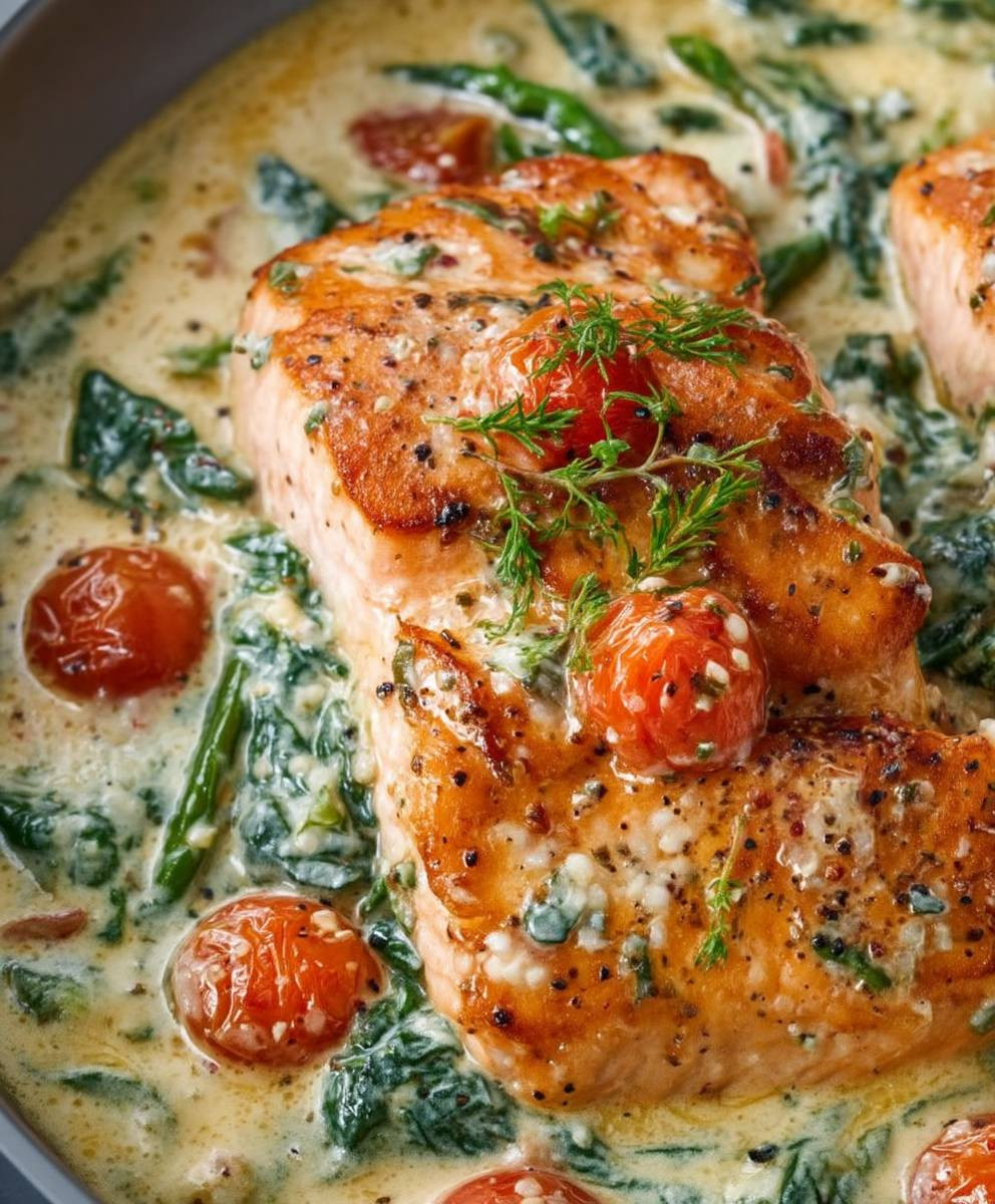 Tuscan Lachs Pfanne