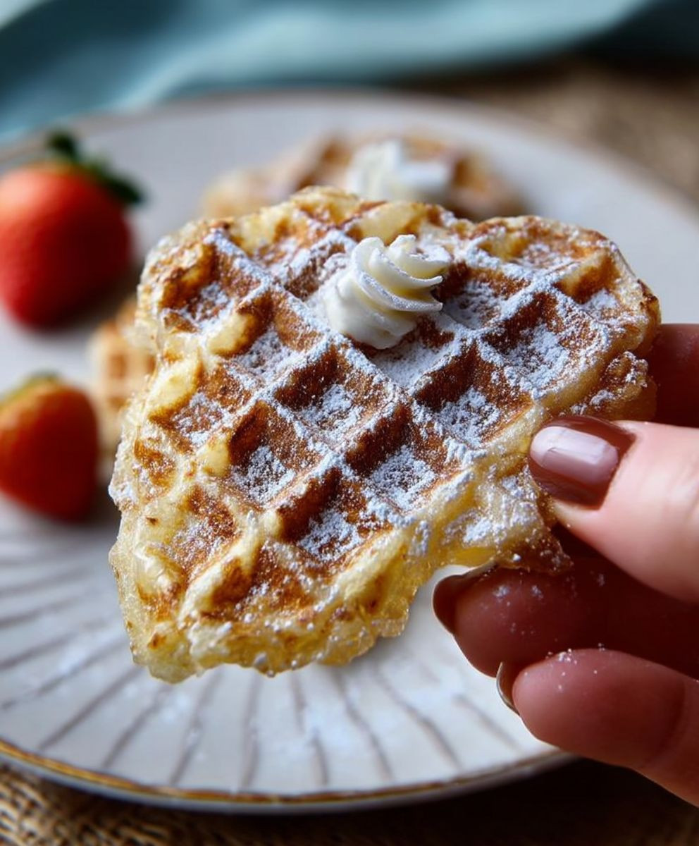 Omas Waffeln backen