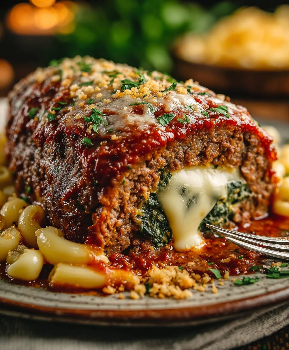 Gefüllter Italienischer Hackbraten