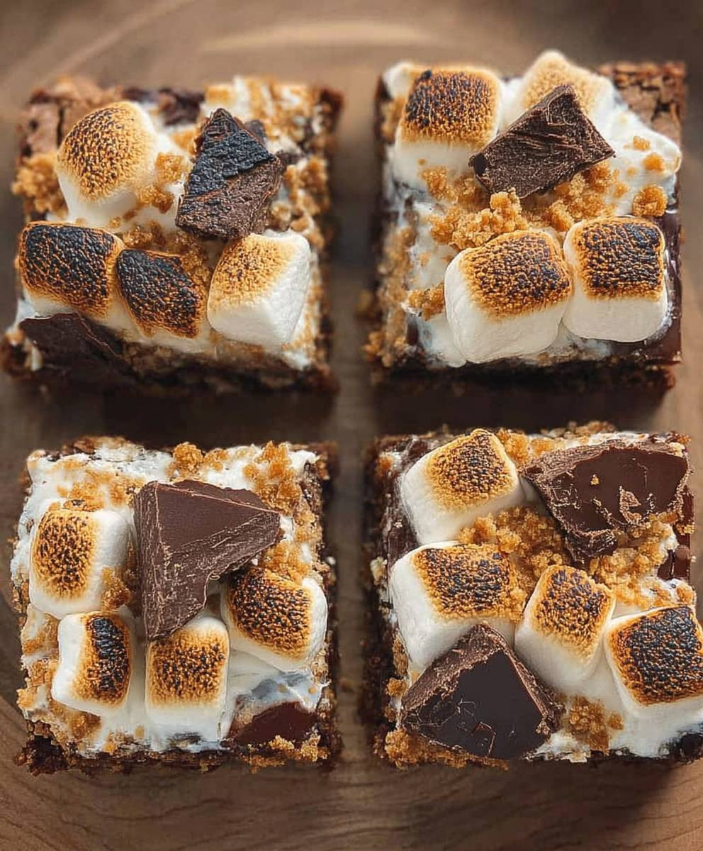 Smores Brownies Einfach Selber Machen